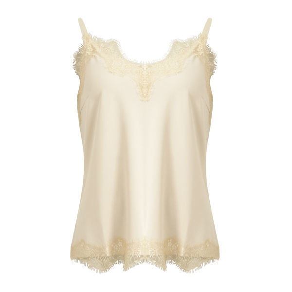 CC Heart Top Lace Nude