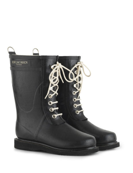 Ilse Jacobsen Gummistøvler 3/4 Rubberboot Black