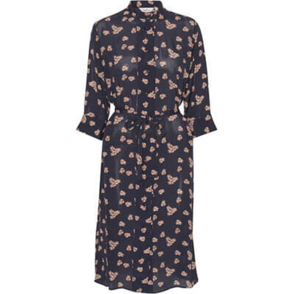 Basic Apparel Kjole Yasemin Black Flower