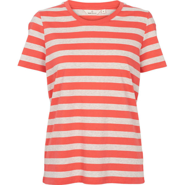 Basic Apparel T-shirt Rebekka Cayenne/natural