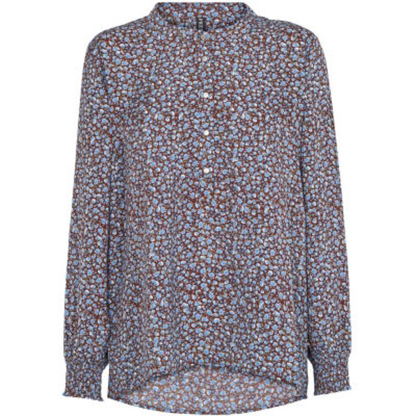 Prepair Bluse Zigga Brown Blue