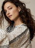 Summum Bluse Embroidery Dobby Ivory
