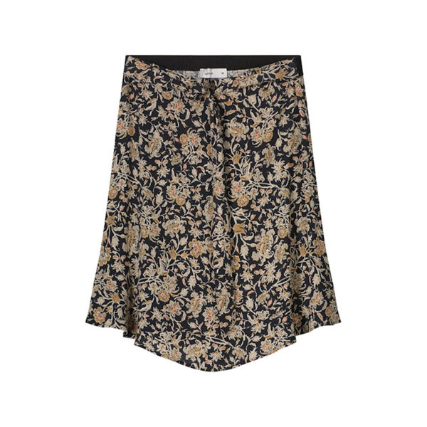 Summum Nederdel Petite Fleur Black