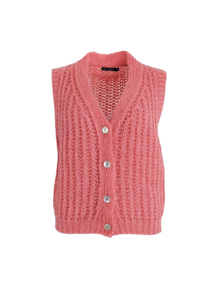 Black Colour Casey Rib Vest
