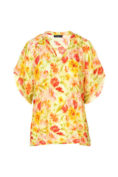 Peace Heart Joy Bluse Elaia Yellow Flowers