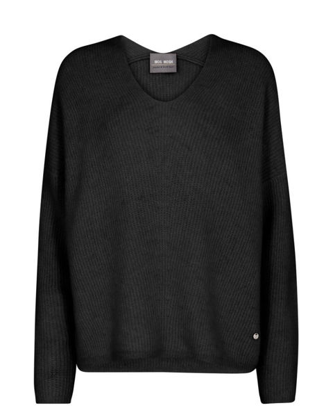 Mos Mosh Strik Thora V-neck Black