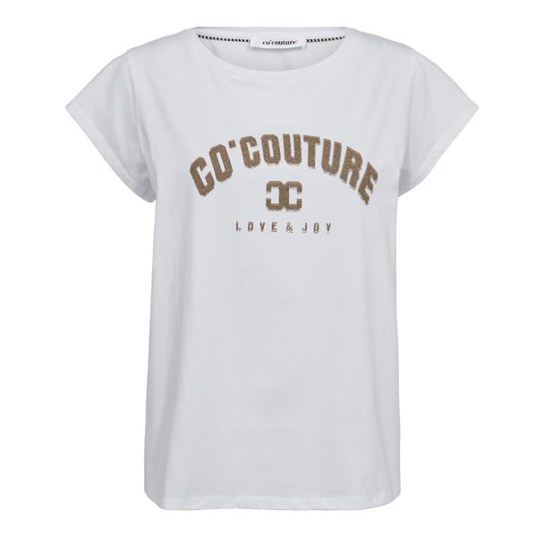 Co Couture T-shirt Dust Print White
